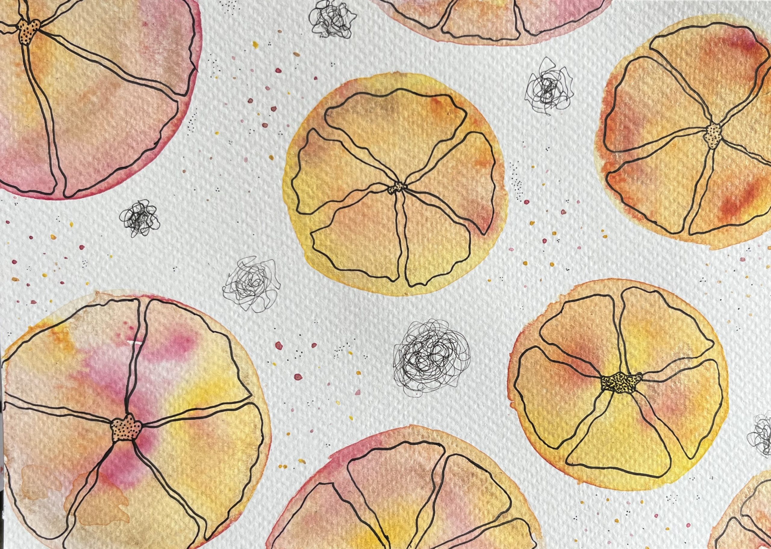 Aquarell Watercolor Blüten Blumen