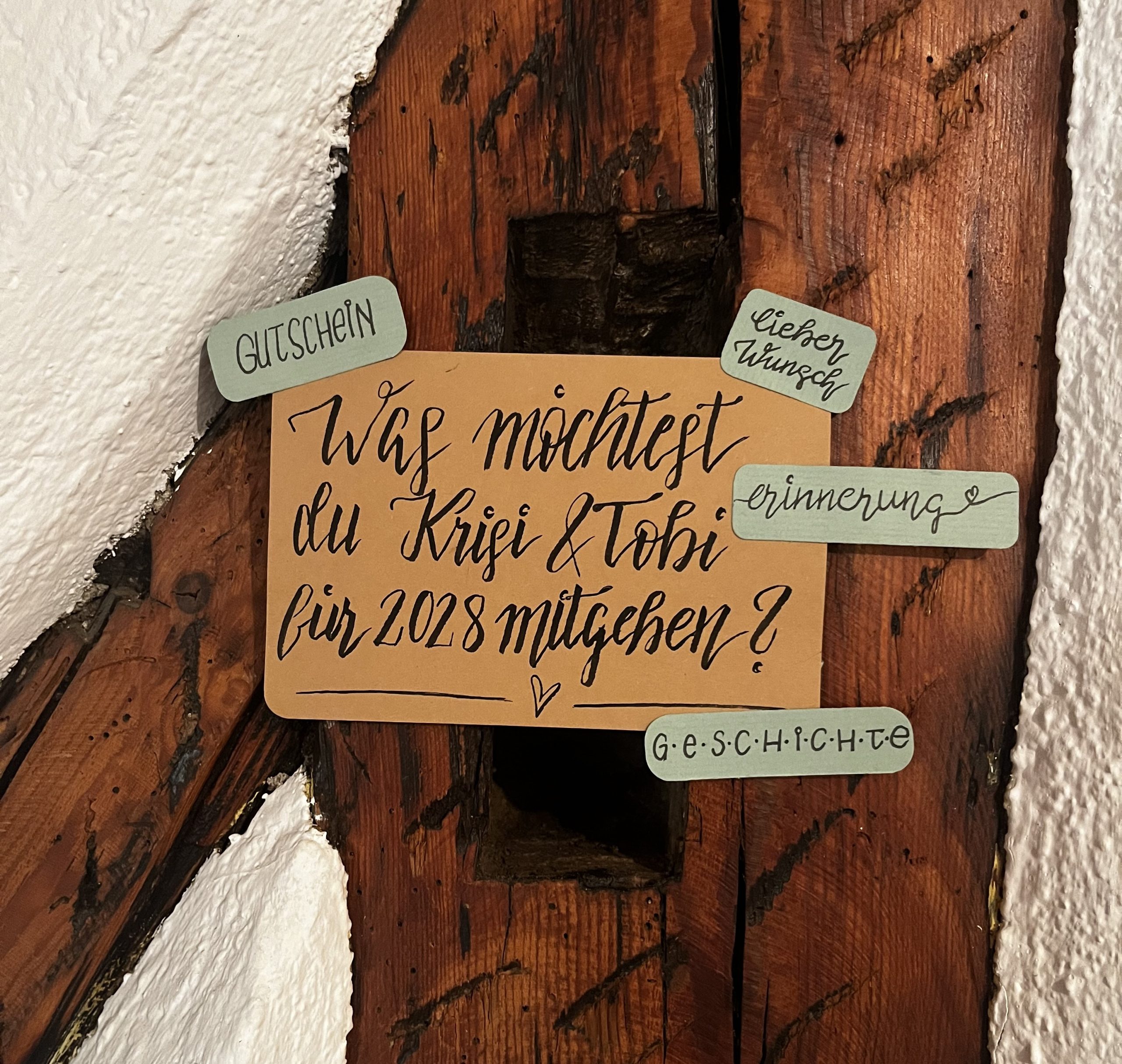 Wedding Hochzeit Anleitung Zukunftsbox