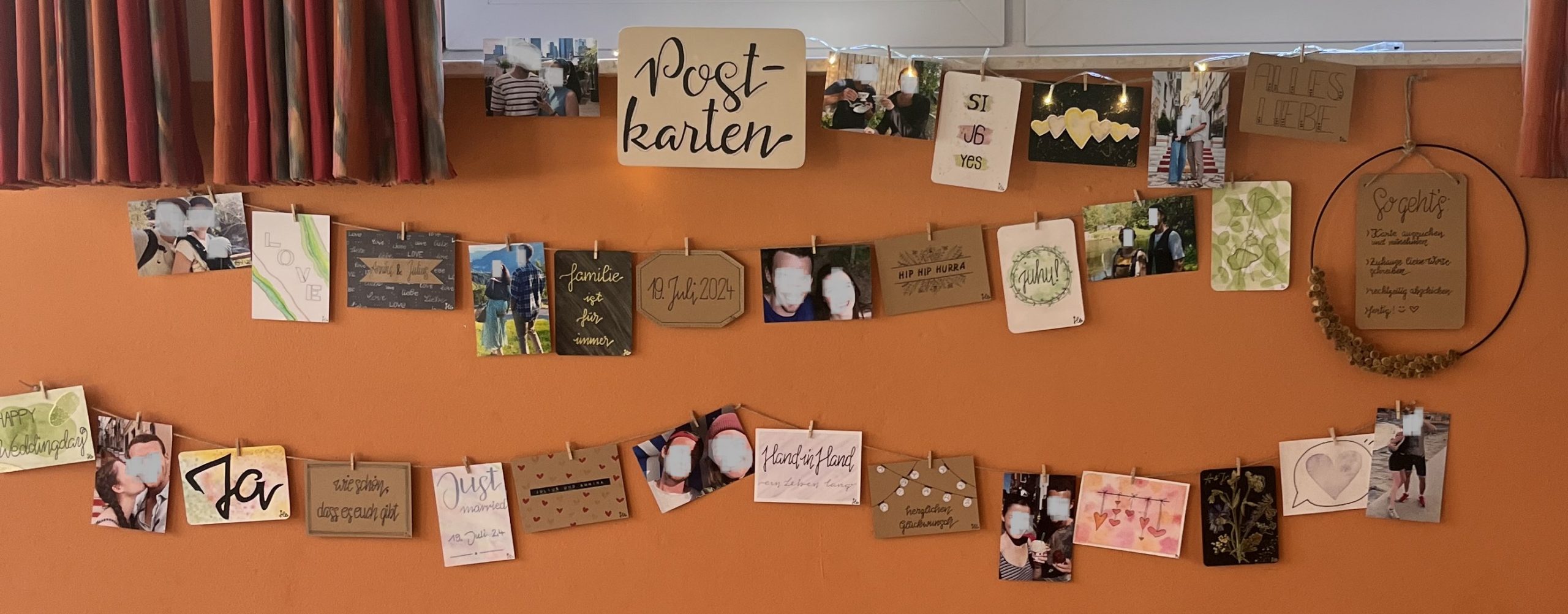 Wedding Hochzeit individualisierte Geschenkbox Karten