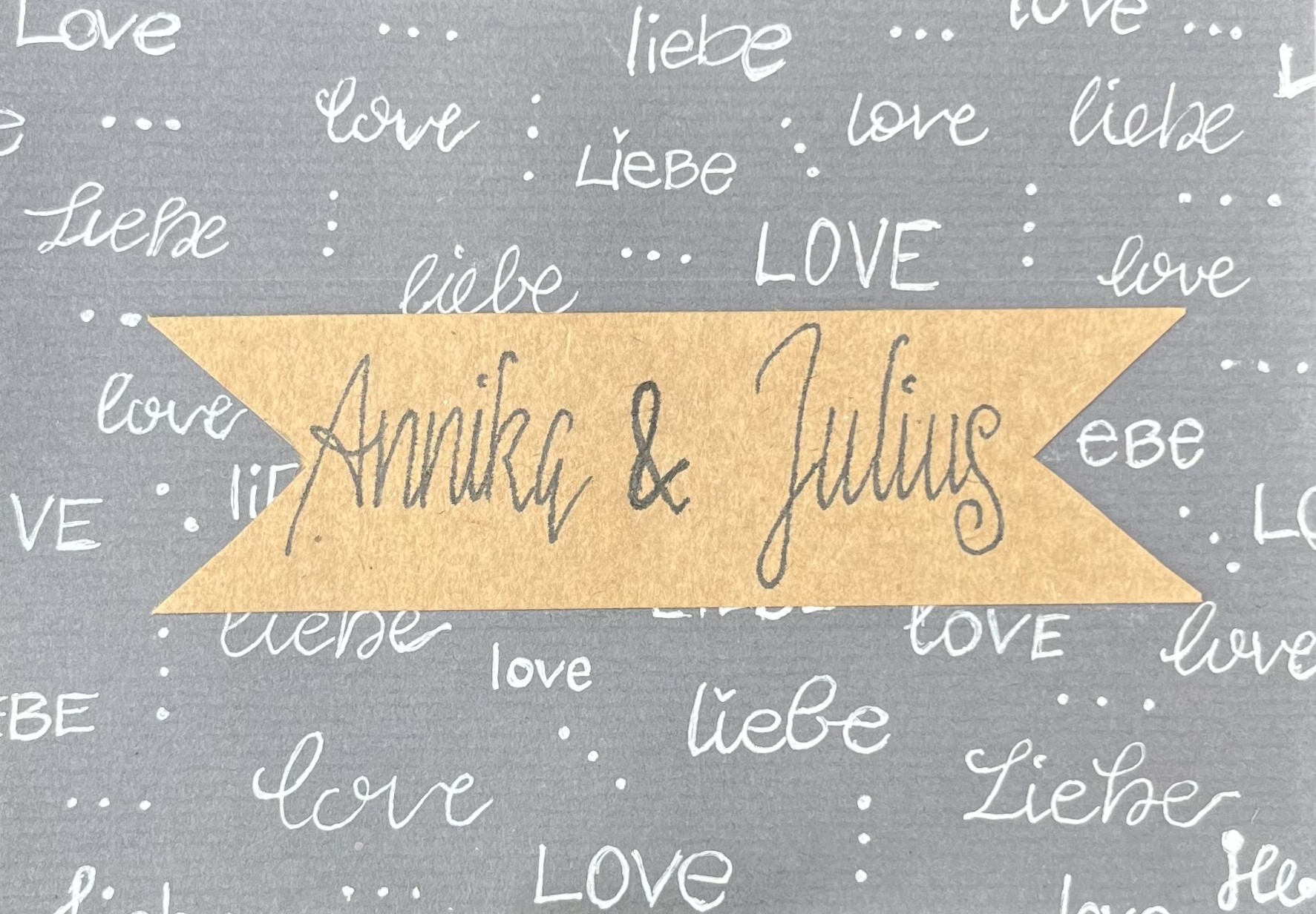 Wedding Hochzeit Personalisiert